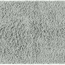 uxcell Bath Mats for Bathroom Non Slip, Soft Fluffy Shag Bath Rugs for Bathroom Washable, Plush Bath Rugs for Bedroom 20" x 32" Light Grey