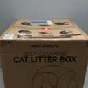 Meowant Self Cleaning Litter Box, Automatic Litter Box Self Cleaning with APP Control, 75L Extra Large Open Low Entry Smart Cats Litter Boxs for Multi-Cat Compatible Senior Cats Large Cats