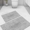 Restroom Mat Set Grey