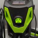 Electric Pressure Washer 4800 PSI 3.0 GPM High Power Washer with Anti-Tipping, 35FT Power Cord, Cleaning Machine with Foam Cannon for Cars Fences Driveways Patios Home Cleaning Green