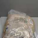 100% Blackout Curtains for Bedroom, Double Layer Khaki Curtains, Black Out Curtain 84 inch Long with Sheer Overlay for Living Room, Room Darkening Window Drapes with Grommet, 52" W x 84" L