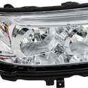 Silscvtt Headlights Assembly Replacement for Subaru Forester 2006-2008 Chrome Housing Reflector Headlamp Passenger Side 84001SA461