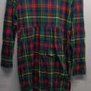 DB MOON Women Casual Long Sleeve Dresses Empire Waist Knee Length Loose Dress with Pockets, XL