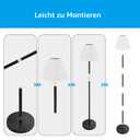 GGII Solar Outdoor Floor Lamp USB Rechargeable Cordless Dimmable RGB Warm White LED Lights for Yard Garden Patio