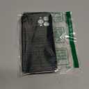 LEECG for iPhone 12 Pro Max Case Fashion Flower Slim Soft Liquid Silicone Rubber Phone Cover for iPhone 12 Pro Max 6.7 inch-Leaf Black