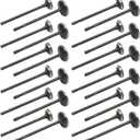 NLQR Intake Exhaust Valves Kit, Fit for Chrysler, Fit for Dodge Grand Caravan, Fit for Jeep 3.6L 2011-2019, Replace 5184127AC 5184128AE V3263 V3264