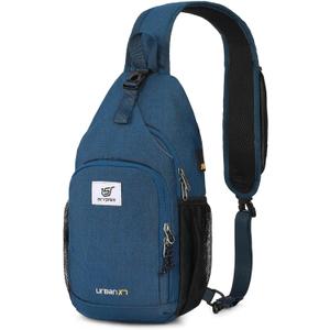 SKYSPER Sling Bag RFID Crossbody Sling Backpack Cross Body Shoulder Bag Travel Hiking Daypack for Women Men (Blue)