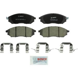 BOSCH BC888 QuietCast Premium Ceramic Disc Brake Pad Set- Compatible with Select Infiniti EX, FX, G, M (25, 35, 37, 45, 56), Q40, Q45, Q70, QX50, QX70; Nissan 350Z, 370Z, Murano, Pathfinder; FRONT