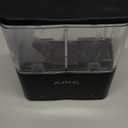 AIKE Double Automatic Soap and Shower Dispenser Wall Mount 2 Chambers Dispenser IPX7 Waterproof 2 x 17 fl oz. Black