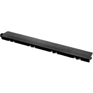 IncStores Edge Pieces for Nitro Interlocking Garage Floor Tiles | Ramped Edges for Our Plastic Floor Tiles to Build Smarter Garage, Workshop, Shed, or Trailer | Black, Male Edge