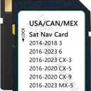 Navigation SD Card BHP166EZ1U Offline GPS Map, Plug & Play, HUD Support, Compatible with 2016-2020 CX-5 CX-9, 2014-2018 3, 2016-2023 6 CX-3 MX-5, USA/CAN/MEX