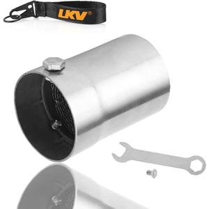 LKV Motorcycle DB Killer 51mm Universal Muffler Silencer Baffle Removable Noise Eliminator Compatible with Harley Moto Guzzi Honda Kawasaki Suzuki Yamaha Cruiser Scooter