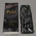 Pefei Tweezers Set - Professional Stainless Steel Tweezers for Eyebrows - Great Precision for Facial Hair, Splinter and Ingrown Hair Removal (Black)