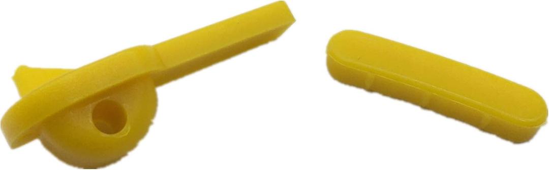 Tire Changer Plastic Insert, Tire Machine Guard, Wheel Rim Edge Protector for Mount Duck Head, Nylon Tyre Demount Fitting Head Part, 6 Front (Upper) + 6 Rear (Lower) Insert Kit/Pack, 1 Pack, 09YCL