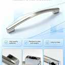 WR12X34310 Stainless Steel Lower Freezer Door Handle, 27.8", Replacement for GE Refrigerators, Replaces 4960021 AP6994366 PS16220203, Fits GNE25JSKLFSS GYE18JMLNFES XNE25JSKNFSS