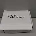 Athlefit Women's Lace Up Wedge Sneakers High Top Fashion Sneakers Ankle Booties Size 7 Grey