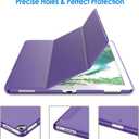 JETech Case for iPad Pro 12.9 Inch (1st and 2nd Generation, 2015 and 2017 Model), Auto Wake/Sleep (Purple)