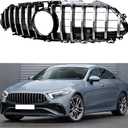 Car Front Grill for Mercedes CLS Class 2018-2023 Coupé 4 Portes C257 W257 CLS 350 CLS 53 AMG,Car Front Grilles Bumper Hood Grille Body Styling Accessories.