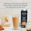 SOWN Organic Oat Creamer Sweet & Creamy - Barista Oat Milk Non Dairy Coffee Creamer - Plant Based, Dairy-Free, Vegan, Gluten-Free, Non-GMO, Shelf Stable - 32oz (Pack of 6) (EXP 10/15/26)