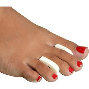 Premium Foam Toe Separators - Toe Spacers for Corn, Bilster, and Hammer Toe Relief - 1/4 Inch - Bulk Pack of 100 Toe Pads (100 Count (Pack of 1))