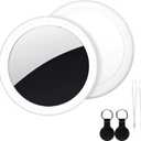 Air Tracker Tag 2 Pack [Apple MFi Certified] with Find My(iOS Only), Key Finder with No App Needed, Waterproof, 365-Day Standby,Wallet Key Bag Luggage Tracker (Silver)