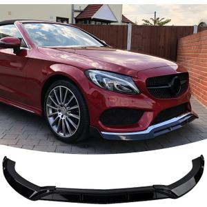 Front Lip Spoiler for Mercedes C-Class W205 2015-2018 Accessories