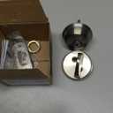 Schlage B60 N 619 Deadbolt, Keyed 1 Side, Highest Residential Security, Satin Nickel