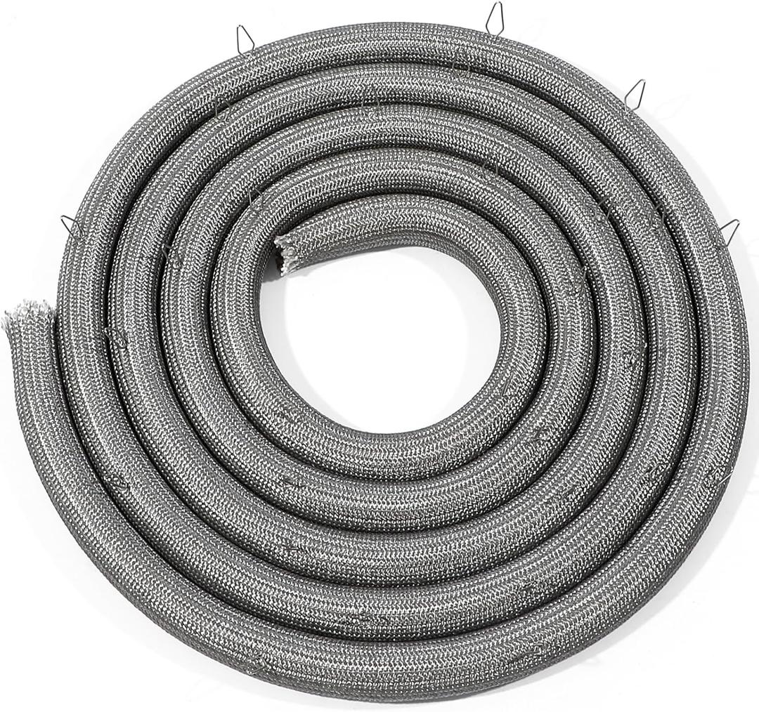 Upgraded 00491569 Range Oven Door Seal Gasket (29 Mounting Clips) Compatible with Bosch Thermador etc Ovens, Replaceable 1052639 AP3689443 PS8722513 EAP8722513 etc Model, OEM