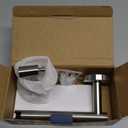 Bathroom Toilet Paper Holder Wall Mount SUS304 Stainless Steel Double Post Pivoting Toilet Paper Roll Holder Wall Mounted for Bathroom RV Commercial Toilet Tissue Dispensers, Brushed Nickel