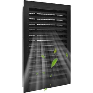 18"x24" Paintable Gable Vent - Premium AluminumFilter Screen for Removable, Ideal for Gables, Sheds, and Attics - Vent Opening 16"x22" - Boost Ventilation and Guard Against Moisture