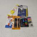 Ball Pen 5 Pack, Super Glue 2 Pack, Brush 2 Pack, Marker 4 Pack, Scissors 1 Pack