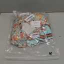 Womens Boho Mini Dress V Neck Flowy Loose Beach Dress Casual Holiday Style 3/4 Sleeve Summer Outfit Blue Large