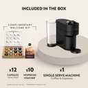 Nespresso Vertuo Pop+ Coffee and Espresso Maker by De'Longhi, Black Matte with Dark Chrome
