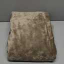 PHF Truly Velvet Fitted Sheet Only Queen Size, Luxury Super Soft Cozy Fuzzy Fleece Bottom Sheet, Deep Pocket Up to 16",Strenghth Elastic Band,Suitable for Fall Winter Spring, No Pillowcases, Khaki (Queen Size (60"X80"X15"))