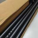 Tension Curtain Rod 51-165In(4.25-13.75Ft), Extra Long Outdoor Curtain Rod No Drilling for Window or Bathroom Patio, Adjustable Spring Shower Rod, Easy to Install Never Rust, Rod Diameter 1.26In-Black