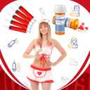 Threlaco 120 Pcs Nursing Graduation Party Supplies Plastic Syringe Empty Pill Bottles with Caps and Sticky Labels Class of 2026 Graduation Decoration Nurse Party Favor for Bsn Rn Lpn Gift
