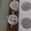 Stainless Steel Milk Glass Vanity Lights for Bathroom, 3 Light Gold Bathroom Light Fixtures Over Mirror, Ceramic E26 Sockets Wall Mounted