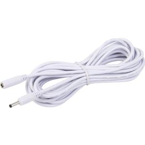 Power Extension Cable 16.5ft 1.35mm x 3.5mm Compatible with 5V DC Adapter Cord for CCTV Security Camera IP Camera Standalone DVR(16.5ft DC 3.5mm Plug White)