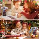 Christmas Pencils Xmas Wood Pencil with Eraser Snowman Pencils Santa Elk Assorted Christmas Stationery Pencil, 8 Styles(72)