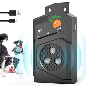 Dog Bark Deterrent Devices  Ultrasonic, Rechargeable & Waterproof sfs 2342sdf