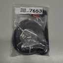 Brightown String Lights Hanging Kit for Outdoor, Includes 100Ft Stainless Steel(304) Suspension Rope Cable in Black Vinyl-Coated, Turnbuckle, Thimble, Hooks. Heavy Duty and Easy to Install