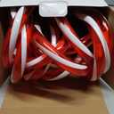 Joiedomi 12 Pcs Christmas Candy Cane Pathway Markers Lights, 16 Stakes Lights with Warm White, Waterproof Outdoor Decorations for Xmas Indoor and Outdoor Decorations Yard, Walkway, Lawn, Garden