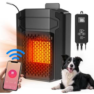 PETNF 500W Dog House Heater with Thermostat and APP WIFI Control
