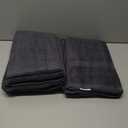 ecolook 6 Piece Bath Towel Set,100% Cotton,Includes 2 Bath Towels 55x28 Inch,2 Hand Towels,2 Washcloths,Soft,Highly Absorbent & Quick Dry for Bathroom, Spa, Gym,Shower and Daily Use,Dark Gray