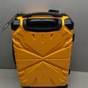 Wrangler ATG Alpine 22" Expandable Rolling Hardside Carry-On Luggage, Blazing Orange