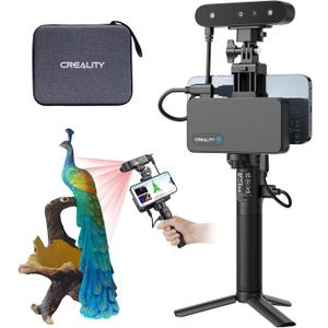 Creality 3D Scanner CR-Scan Ferret Pro for 3D Printing, Upgrade Handheld Scanner with Wireless Scanning Anti-Shake Tracking, Fast Full-Color Scan, 0.1mm Accuracy for iOS/Android Phone PC Win 10/11