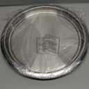 American Metalcraft SSBT14 Stainless Steel Round Bar Serving Tray, Silver, 14-Inches