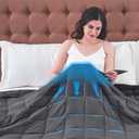 yescool Weighted Blanket for Adults (20 lbs, 60 x 80, Grey) Cooling Heavy Blanket for Sleeping Perfect for 190-210 lbs, Queen Size Breathable Blanket with Premium Glass Bead, Machine Washable