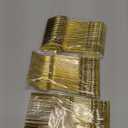 Goodluck 75 Pack Gold Plastic Silverware Set  Heavy Duty Disposable Cutlery, Includes 25 Forks, 25 Spoons, 25 Knives, Elegant Vintage Design for Weddings, Parties, Thanksgiving, and Daily Use