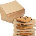 Juvale Precut Parchment Paper Sheets - 4 x 4 in, Brown, 1,000 Count - Baking Supplies, Cupcake Liners & Parchment Paper Candy Wrappers - Sheets for Hamburger Press & Cupcake Boxes